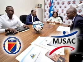 Haiti - Football : Towards strengthened collaboration between the MJSAC and the FHF