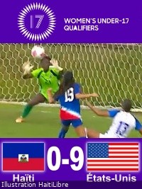 Haiti - U-17 WC Morocco 2026 Qualifications : Our Grenadières humiliated by the United States [0-9] (video)