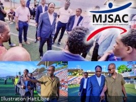 iciHaiti - Politic : Inspection Tour of Sports Parks