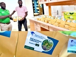 In southern Haiti, 163 soil samples were collected for analysis