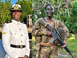 At the Naval Military Academy in Argentina, a Haitian cadet is making our flag proud