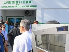 Inauguration of a molecular biology laboratory at Les Cayes General Hospital