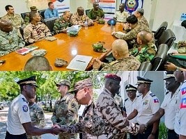 Arrival of the GSF Commander-in-Chief in Haiti