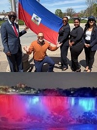 iciHaïti - Niagara Falls : 223e anniversaire du drapeau haïtien