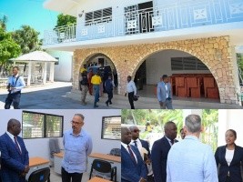 iciHaïti - Justice : Le Premier Ministre visite les futurs pôles judiciaires spécialisés