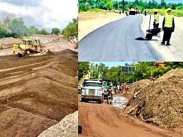 iciHaïti - Infrastructures : Les chantiers s’accélèrent à Petit Goâve et Léogâne après la visite du Ministre