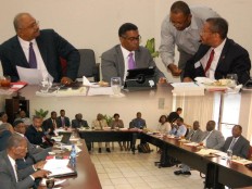 Haiti - Politic : Mayard Paul met the Directors of his Ministry