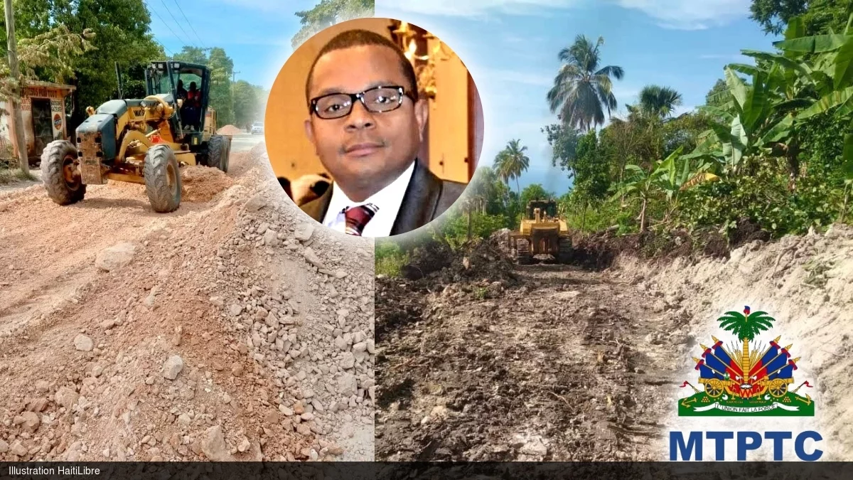 iciHaïti - Miragoâne : Les Ministère des Travaux Publics en action