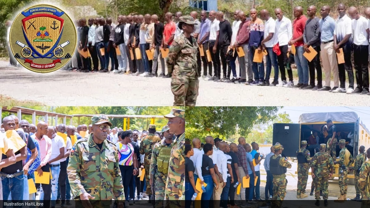 Haiti - FAd'H : 665 new Recruits begin their Military Training