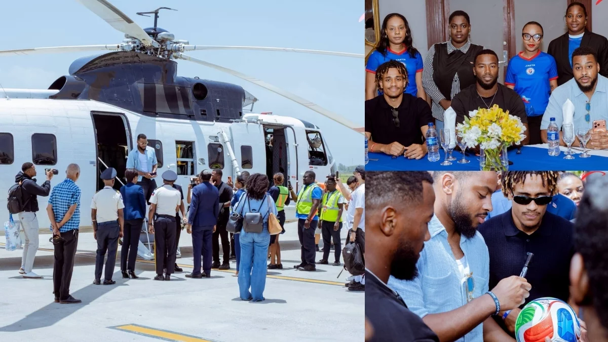 2026 World Cup : Triumphant welcome for our 3 Grenadiers in Port-au-Prince