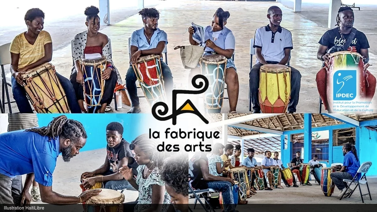 iciHaïti - Cayes : Une nouvelle génération apprend à faire vibrer le tambour