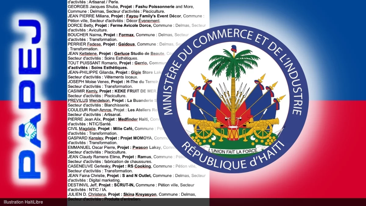 iciHaïti - Économie : Liste des Bénéficiaire du programme PAPAJE dépt. Ouest 