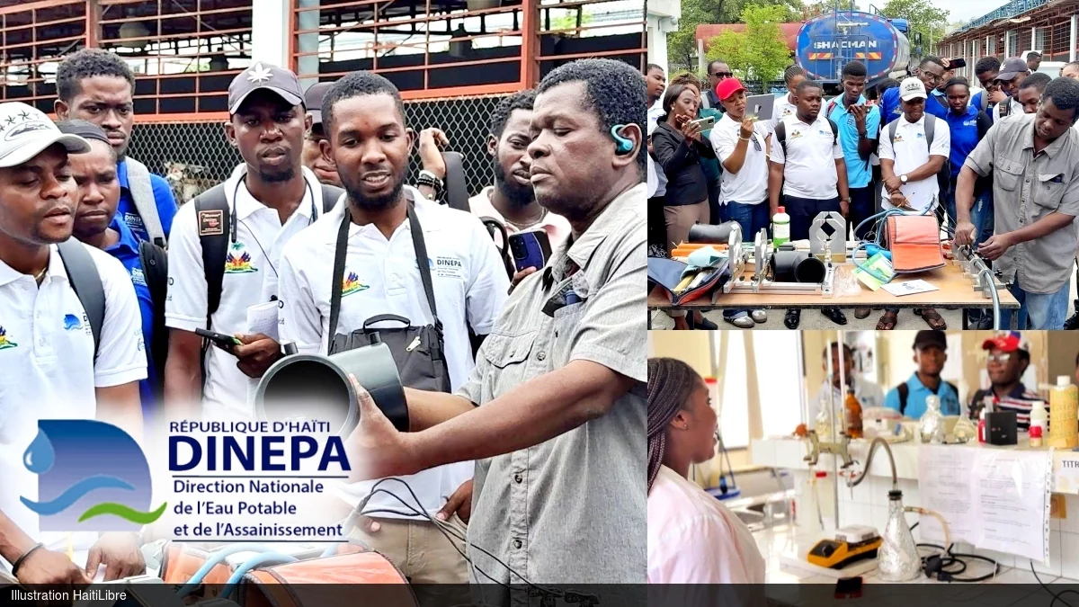 iciHaïti - DINEPA Ouest : Tournée d’immersion pour une soixantaine de stagiaires