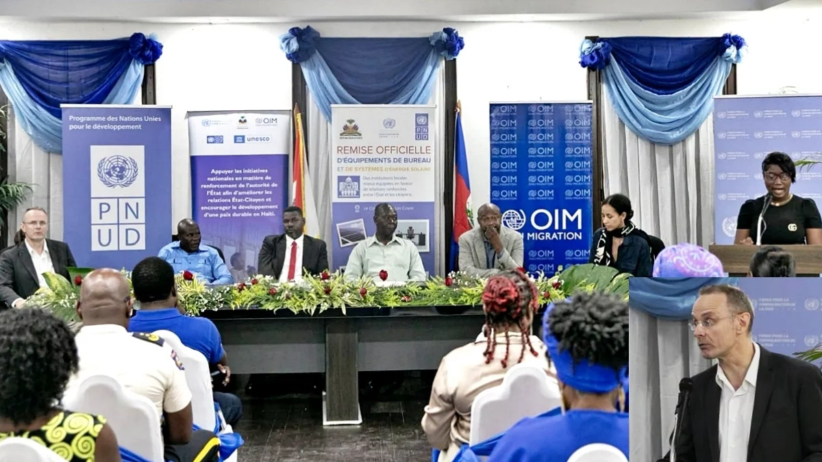 Haïti - Cap-Haïtien / Cayes : Don d’équipements de bureau et de systèmes d’énergie solaire