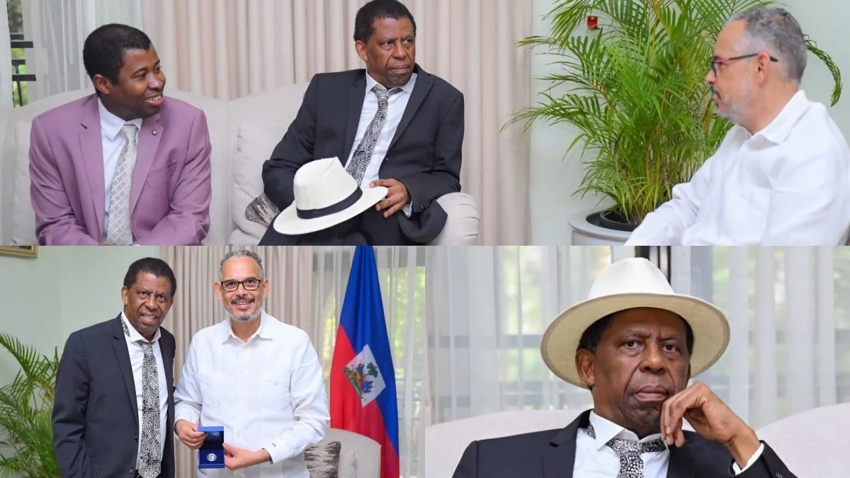 iciHaïti - Littérature : Le Premier Ministre, Alix Didier Fils-Aimé, a reçu Dany Laferrière