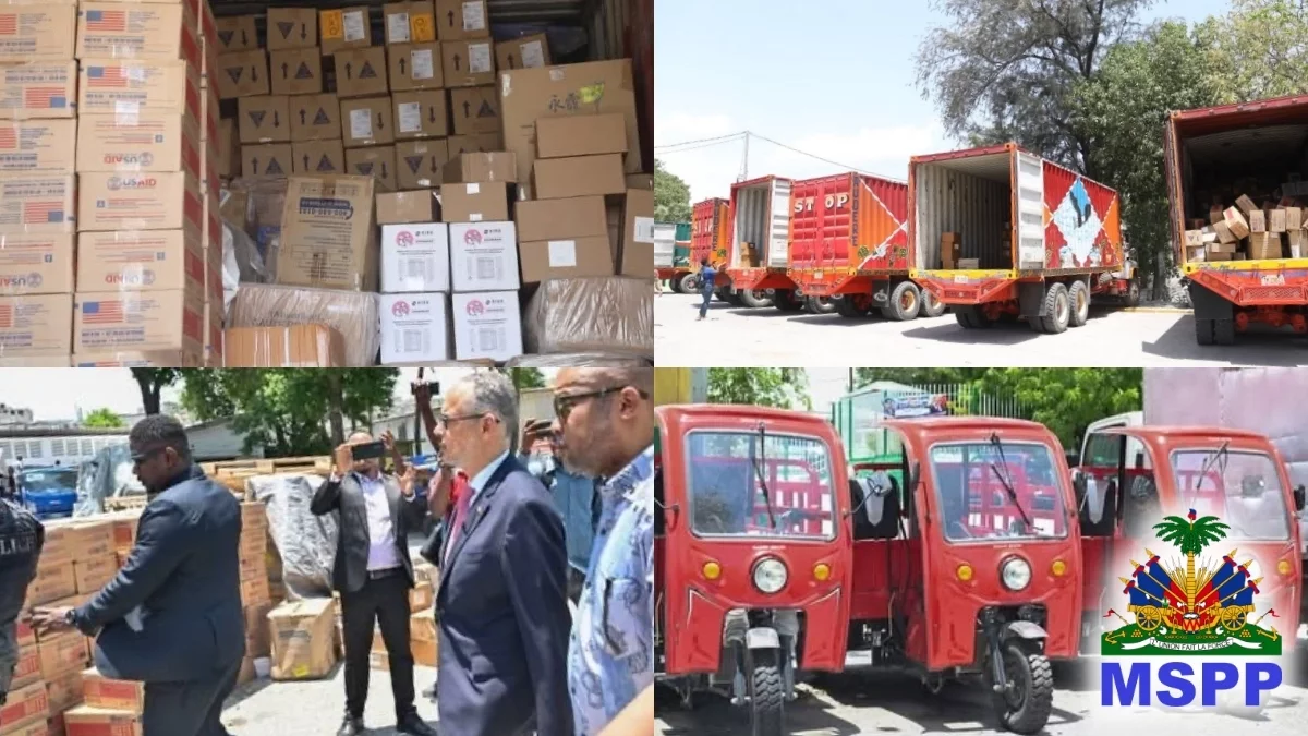 iciHaïti - Saison des ouragans : 10 camions de médicaments et de matériels médicaux à être prépositionnés