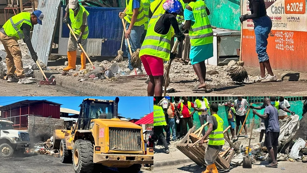 iciHaïti - Jacmel : Le grand nettoyage a commencé