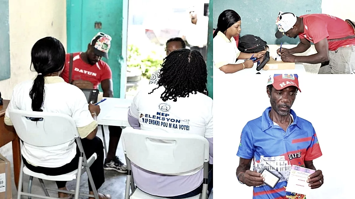 iciHaïti - Élections : Déjà plus de la moitié des 1,400 centres d’inscription sont actuellement opérationnels