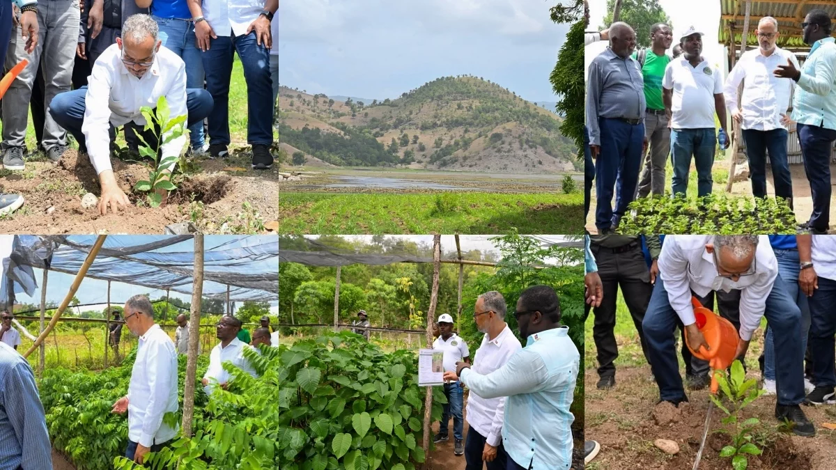 iciHaïti - Camp-Perrin : Le P.M. en visite à l’étang Lachaux 