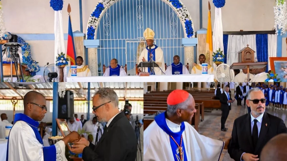 Les Cayes : The Prime Minister attended Mass at Our Lady of the Assumption