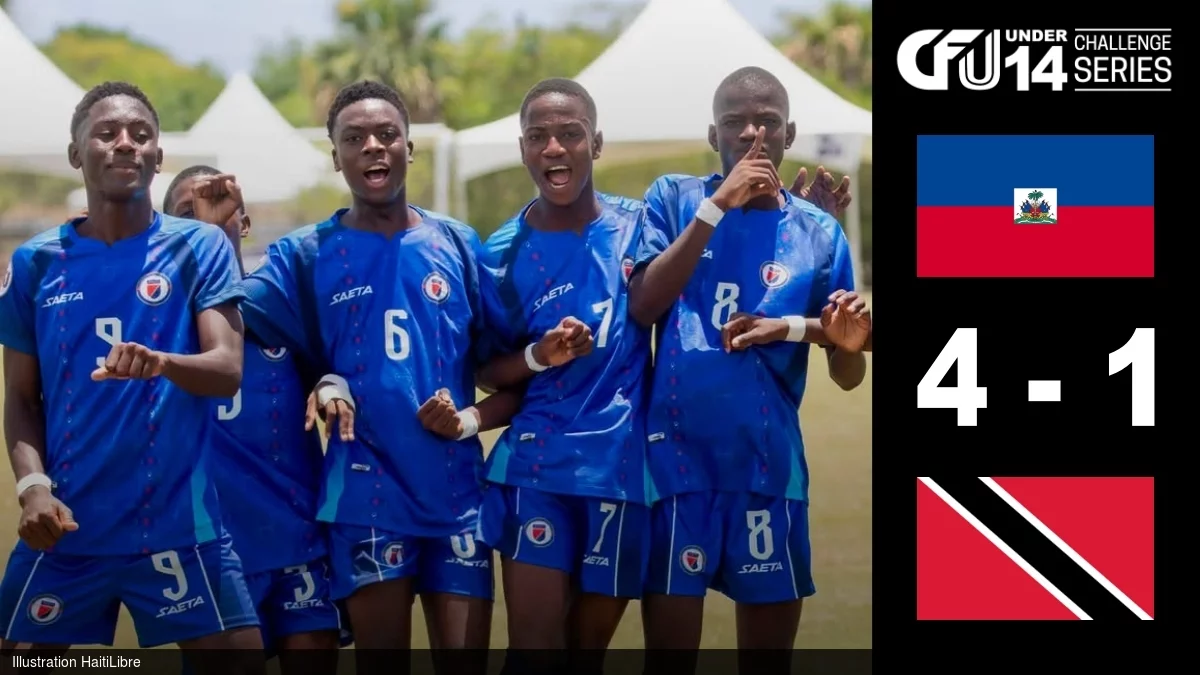 Haïti - CFU Challenge 2026 (U-14) : Victoire des «Grenadiers» [4-1] sur les «Young Warriors» de Trinité-et-Tobago