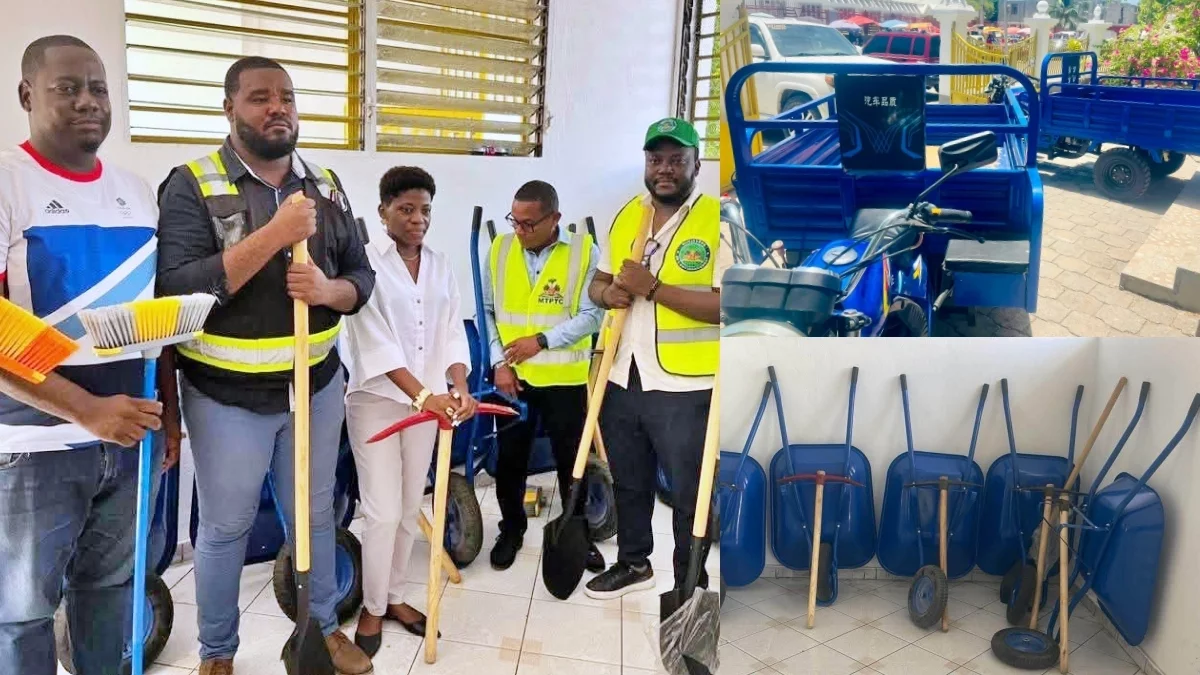 Gonaïves : Handover of equipment, works and actions