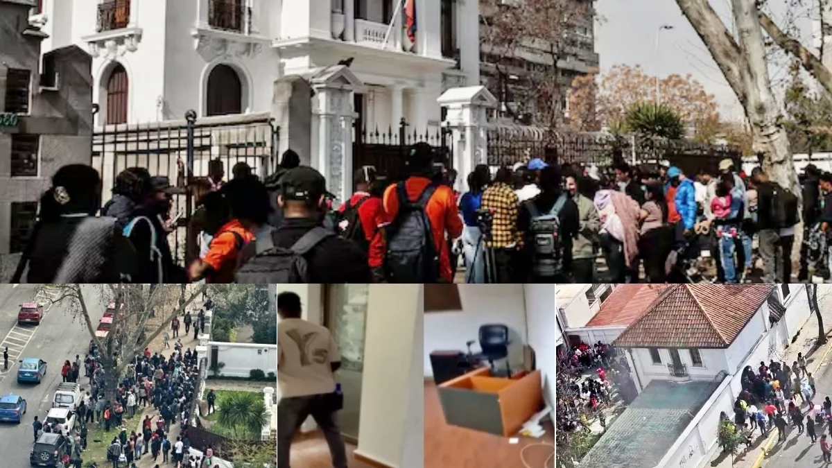 Haïti - Chili : Une manifestation d’haïtiens dégénère en violents incidents à l’Ambassade d’Haïti