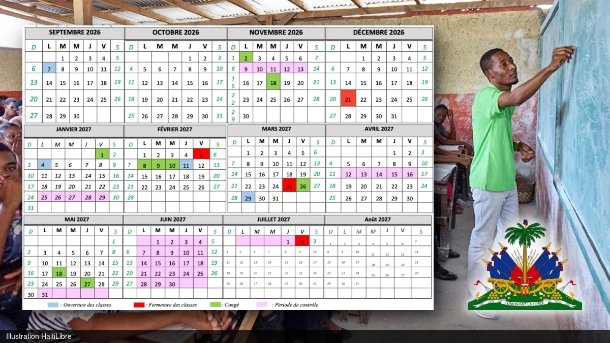 Haïti - FLASH : Calendrier scolaire 2026-2027 (officiel)