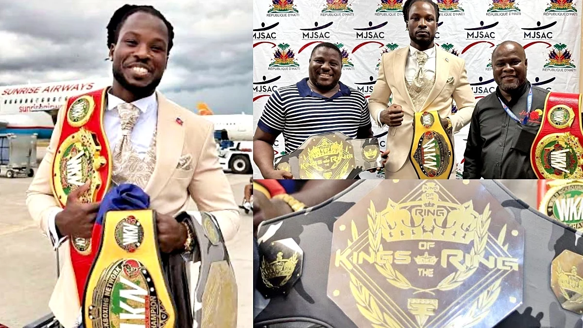 Cap-Haitien: Haitian kickboxing world champion Chavanne Grégoire welcomed as a hero