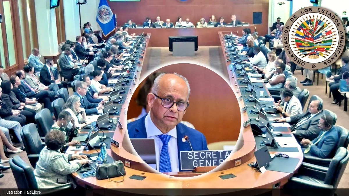 The Secretary General of the OAS presents his report on the situation in Haiti to the Permanent Council