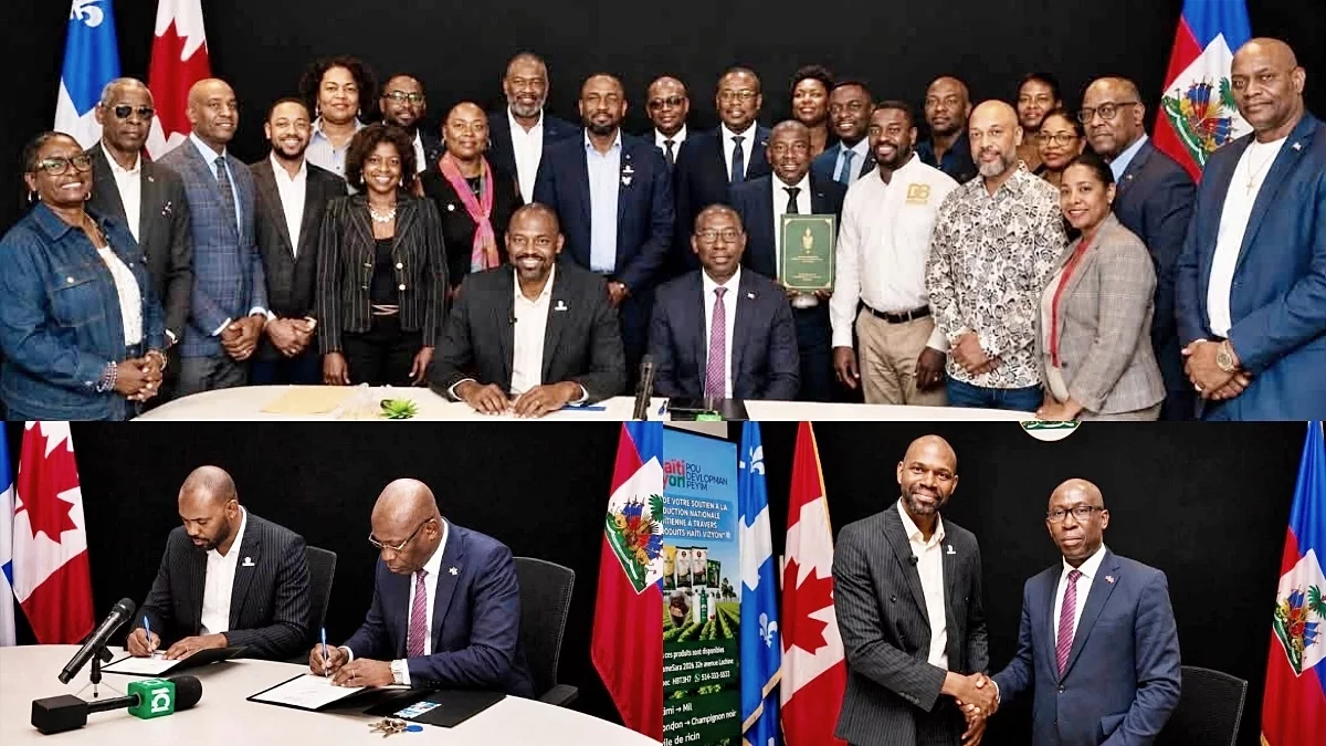 iciHaïti - Économie : Protocole d’accord entre entre le Consulat d’Haïti à Montréal et DameSara Canada