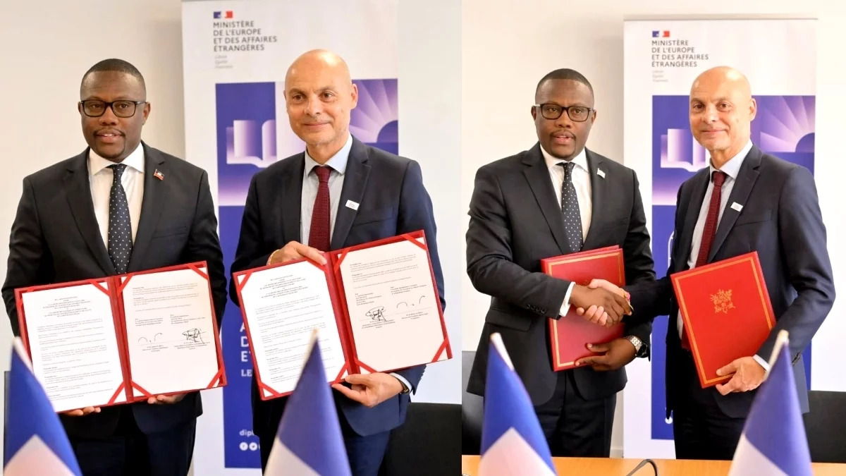 iciHaïti - Académie : Signature d’une mémorandum diplomatique entre Haïti et la France