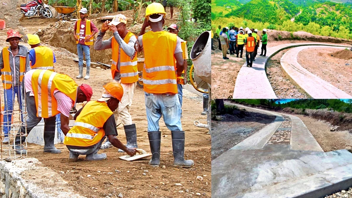 Haïti - Agriculture : Réhabilitation de la piste rurale d’Arnaud (Dépt. Nippes)