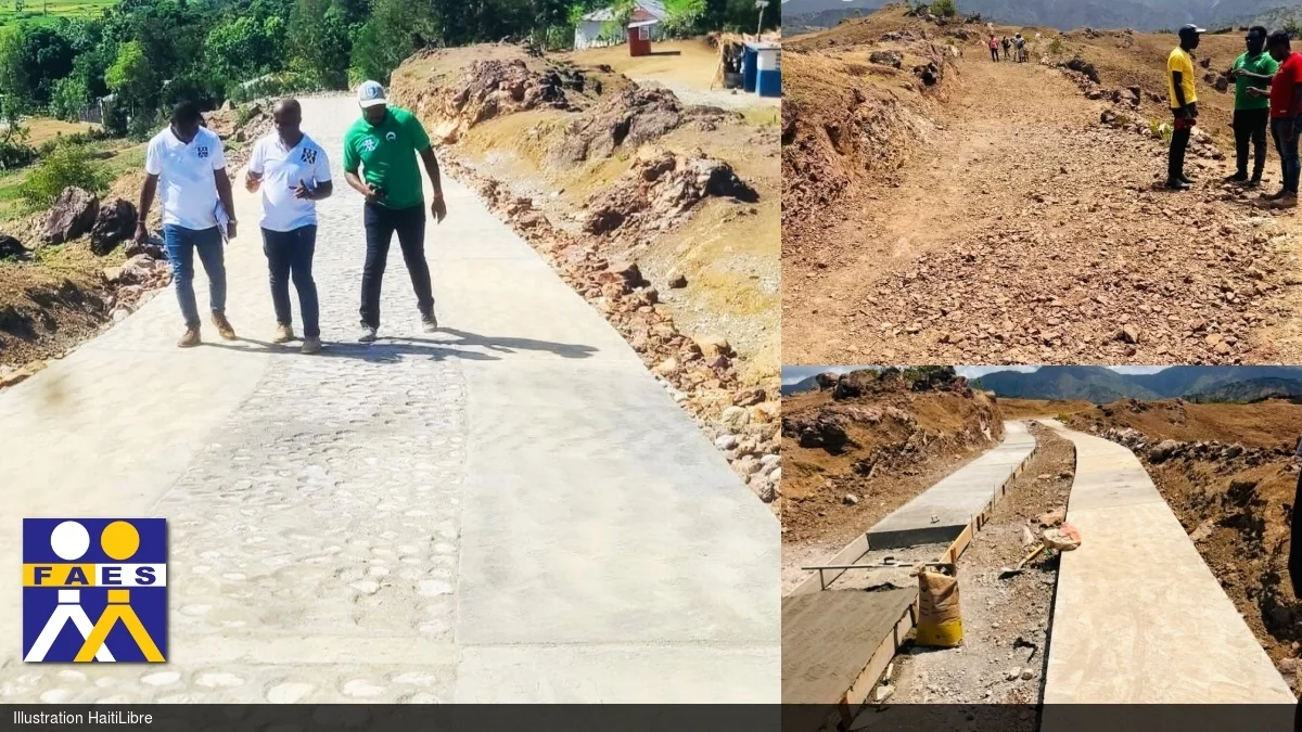 iciHaïti - Dépt. Sud : La construction de la route de Vérone est achevée