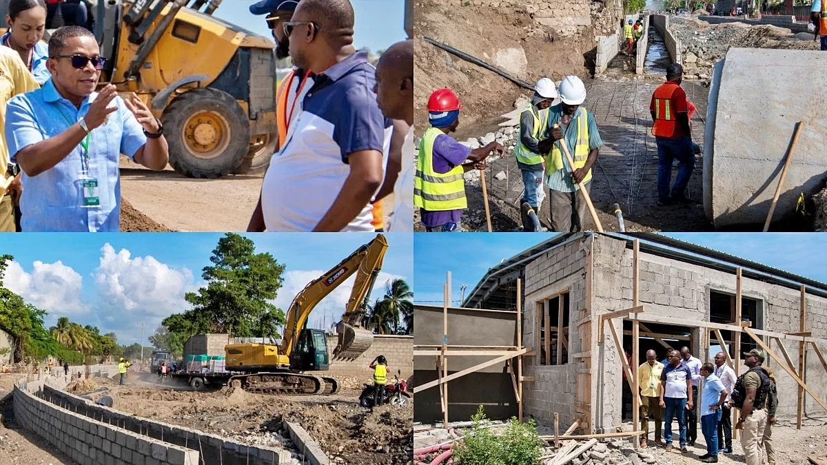 Cap-Haitien : Inspection visits to several large-scale construction sites