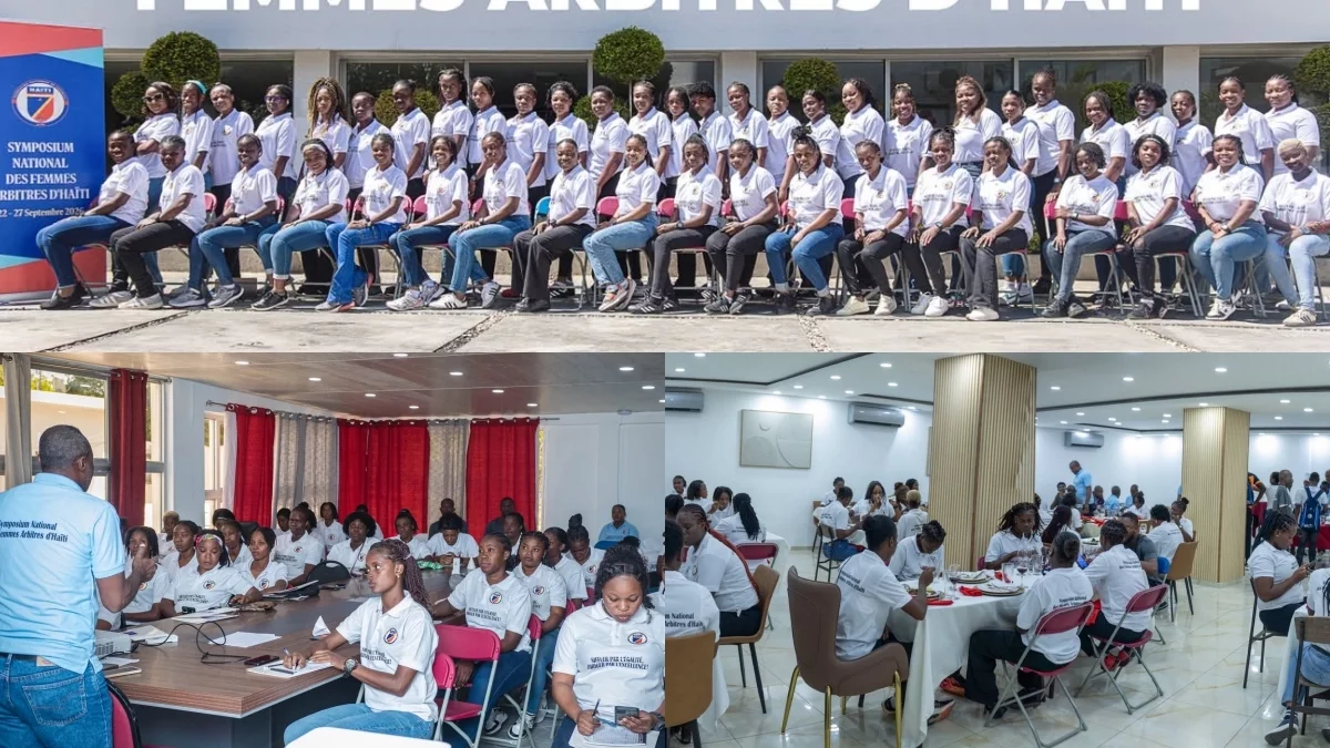 iciHaïti - Football : Pari réussi pour le premier Symposium national des femmes arbitres