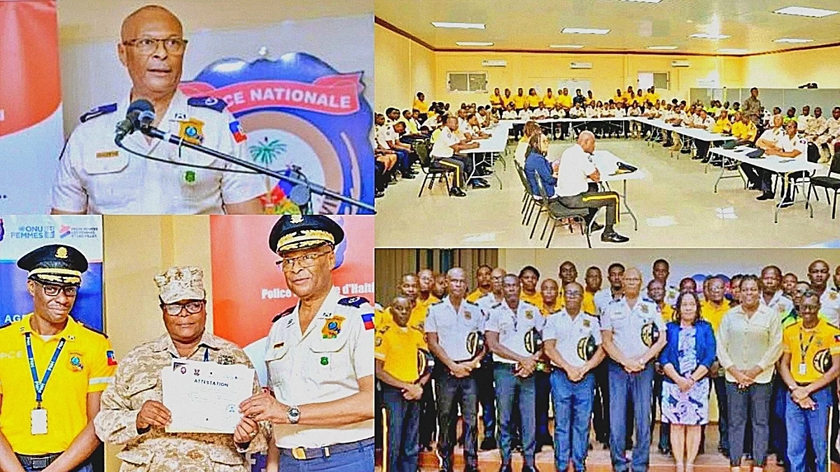 iciHaïti - Formation : 150 policiers diplômés en approche stratégique et communautaire