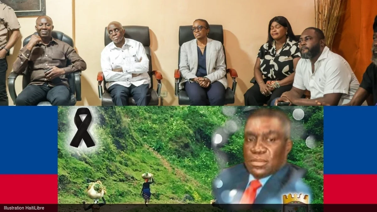 iciHaïti - Sympathies : Visite des autorités centrales et locales à la famille du regretté maire Massillon jean