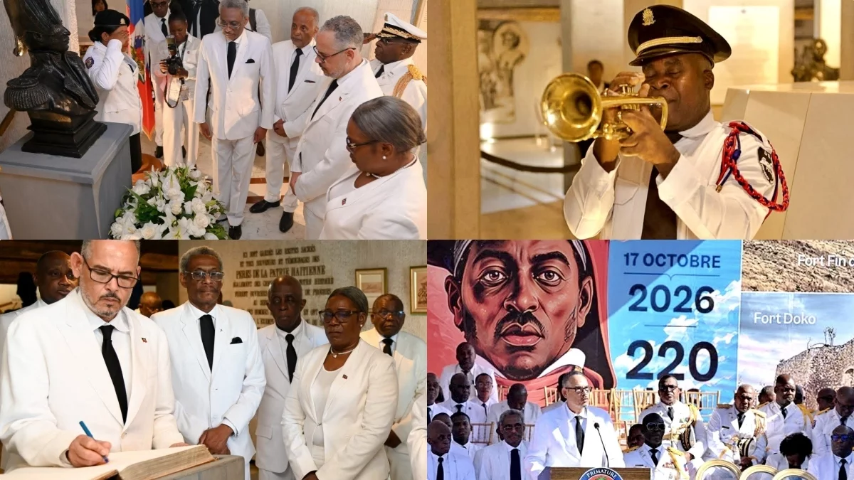 Haiti - 220th Anniversary of Jean-Jacques Dessalines : Floral Offering and Reflection Ceremony