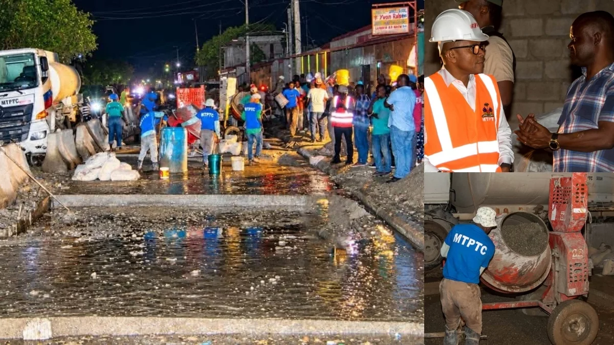 iciHaïti - Infrastructures : Suivi du chantier du Bd. du 15 octobre