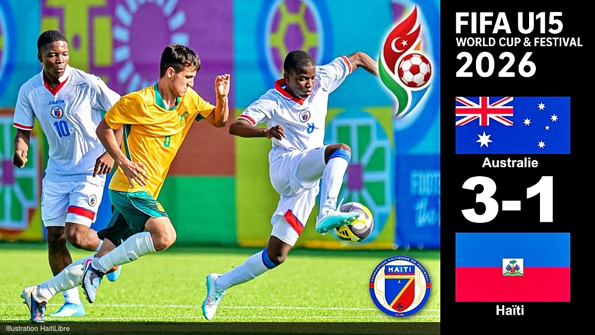 Haïti - Coupe du Monde U-15 : Haïti s’incline [1-3] devant l’Australie