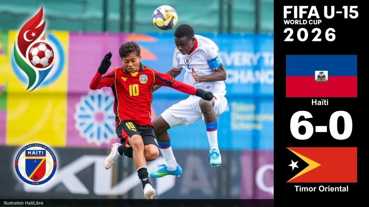 Haïti - FLASH U-15 : Première victoire en Coupe du Monde d’Haïti