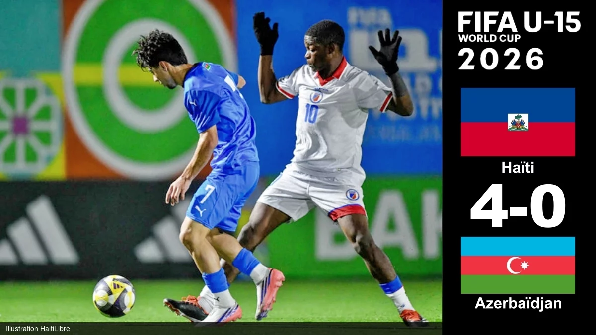 Haïti - FLASH : Victoire en Coupe du monde U-15 contre l’Azerbaïdjan [4-0], Haïti qualifié