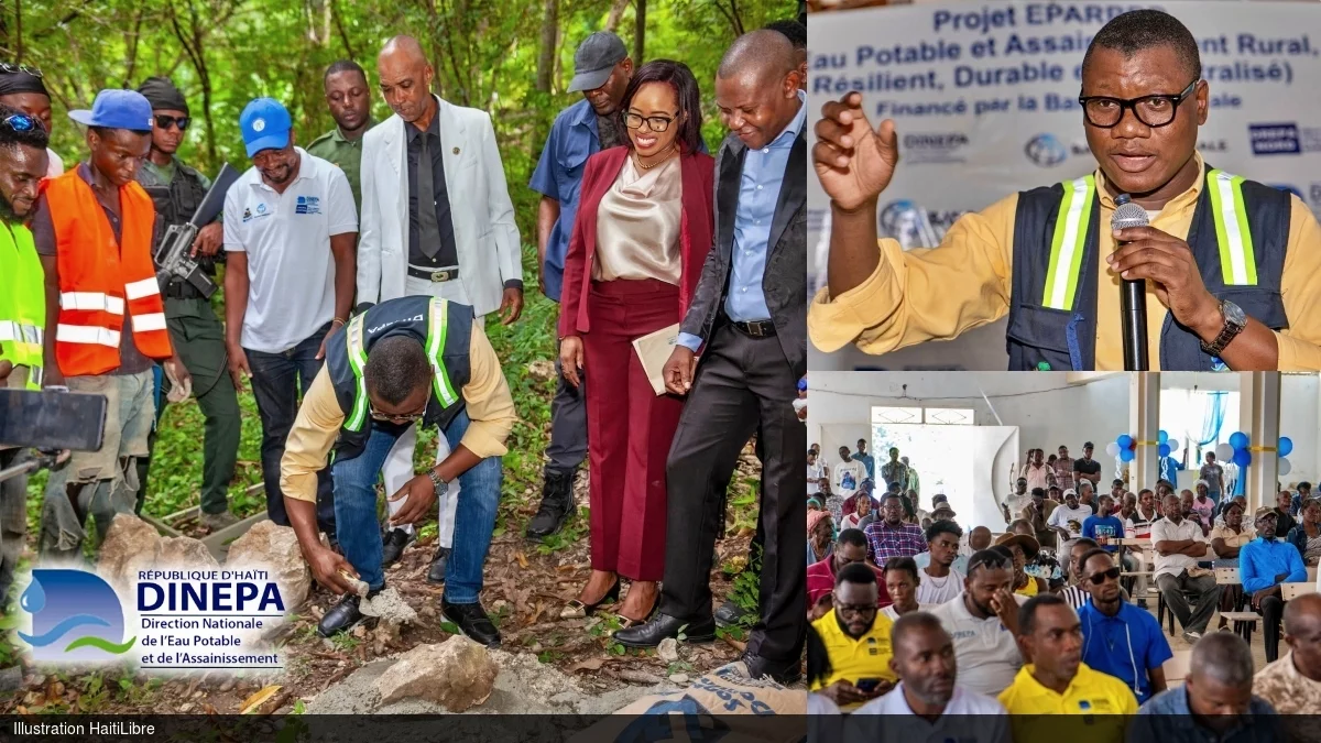 iciHaïti -  Décovil : 1,500 familles vont avoir accès à l’eau potable