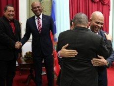 Haiti - Politic : The Haitian delegation in Caracas