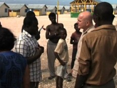 Haiti - Social : Visit of Michel Forst at Camp Corail