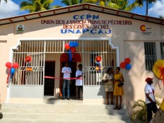 Haiti - Agriculture : Inauguration of a communal fishing center in the Southeast
