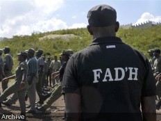 Haiti - Security : Evacuation of the bases of FAd'H, Martelly met the Minustah