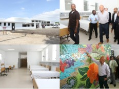 Haïti - Santé : Le Président Martelly fait le suivi des travaux de l'Hôpital Universitaire à Mirebalais