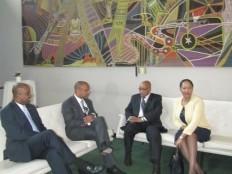 Haiti - Politic : Laurent Lamothe met the President of South Africa